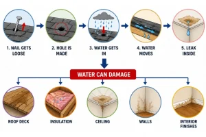 Can Loose Roof Nails Cause Leaks