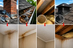 Common Hidden Sources of Roof Leaks